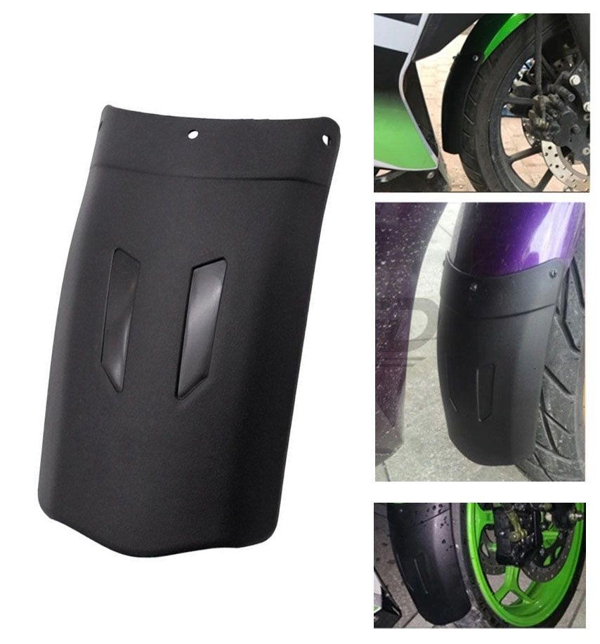 Universal Motorcycle Front Fender Extension - Plain